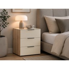 Como 3 Drawer Bedside Chests Como 3 Drawer Bedside Chests
