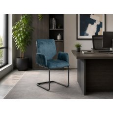 Venjakob Q614 Arnd Soft Cushion Cantilever Chair With Arms