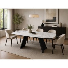 Calligaris Icaro Elliptical Extending Dining Table Calligaris Icaro Elliptical Extending Dining Table