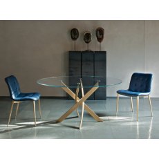 Barone Glass Round Table By Bontempi Barone Glass Round Table By Bontempi