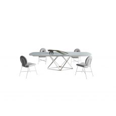 Delta Medium Extending Barrel Table By Bontempi