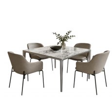 Duke Fixed Sqaure Dining Table By Bontempi Duke Fixed Sqaure Dining Table By Bontempi