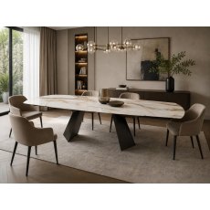 Fiandre Barrel Extending Table By Bontempi