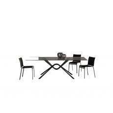 Hunter 160cm x 90cm Rectangular Table By Bontempi Hunter 160cm x 90cm Rectangular Table By Bontempi