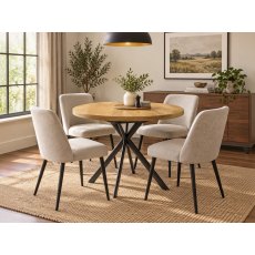 Venjakob ET 395 Kall Round Extending Table Venjakob ET 395 Kall Round Extending Table