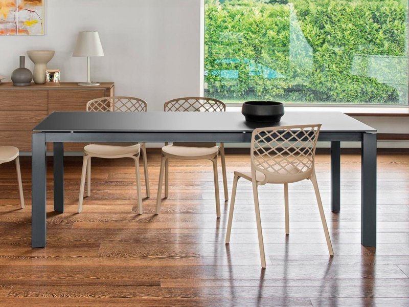 Connubia Baron 160x85cms Extending table Ceramic Top by Connubia