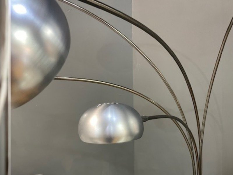 Beadle Crome Interiors Lounge 5 silver metal Floor Lights Clearance