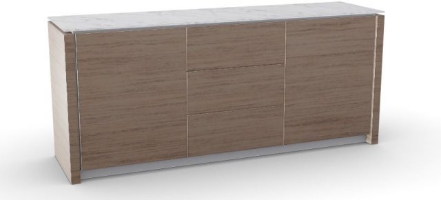 Calligaris Mag Sideboard 2 doors and drawers with ceramic top by Calligaris