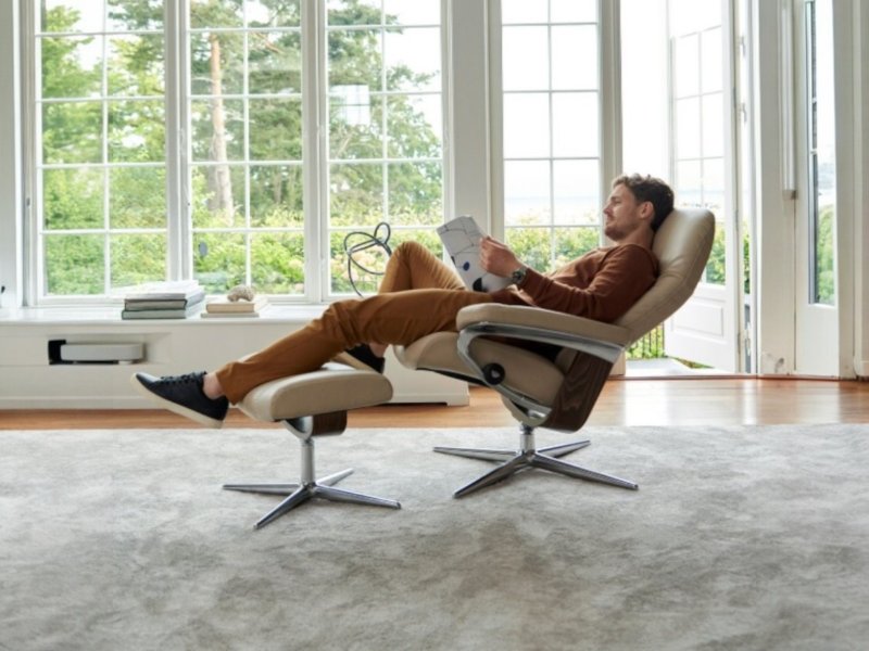 Stressless Consul Recliner Chair Beadle Crome Interiors