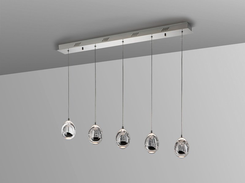 Beadle Crome Interiors Catania 5 Light Dimmable Pendent Bar