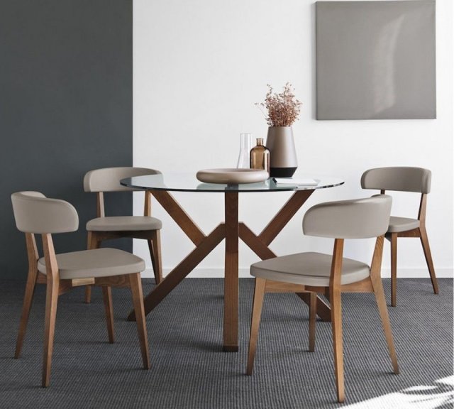 Connubia By Calligaris Mikado Glass Round Table By Connubia