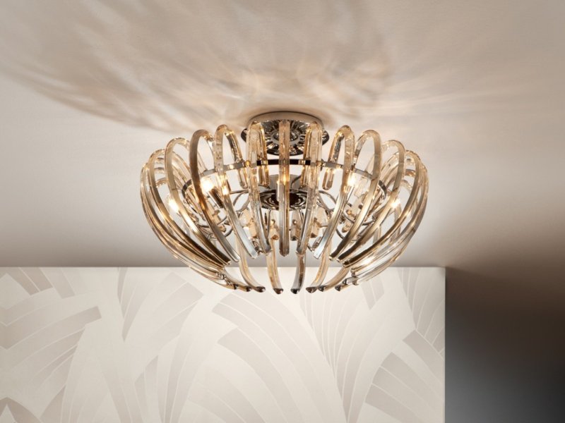 Beadle Crome Interiors Temple Champagne Ceiling Light