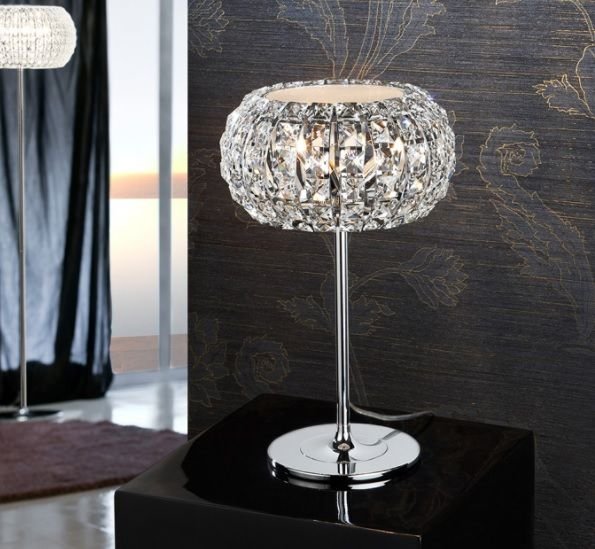 Beadle Crome Interiors Lesklý Table Lamp