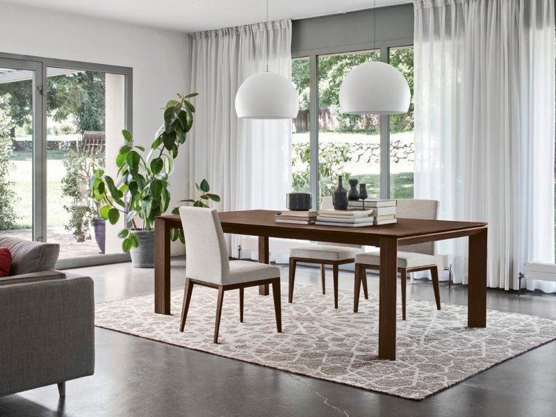 Calligaris Omnia Wood Extending Table 180x100cms By Calligaris