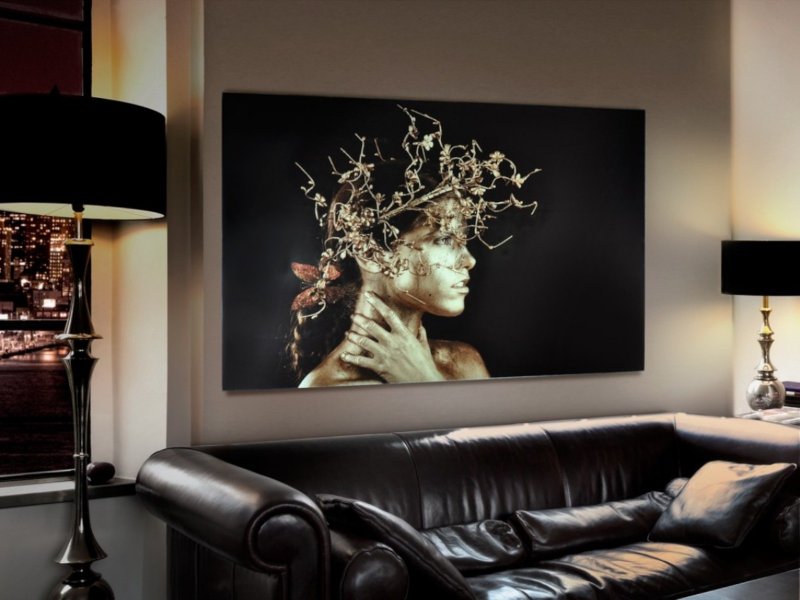 Beadle Crome Interiors Golden Lady Wall Art