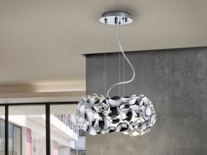 Beadle Crome Interiors Dari Hanging Ceiling Light In Chrome