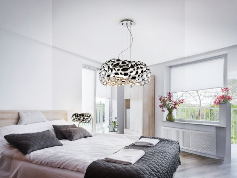 Beadle Crome Interiors Dari Hanging Ceiling Light In Chrome