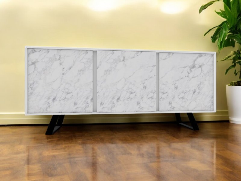Calligaris Secret Sideboard with 3 doors ceramic By Calligaris