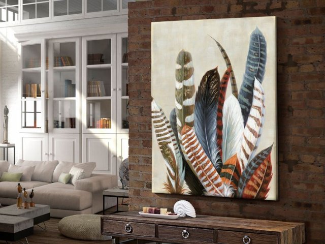 Beadle Crome Interiors Feathers Wall Art