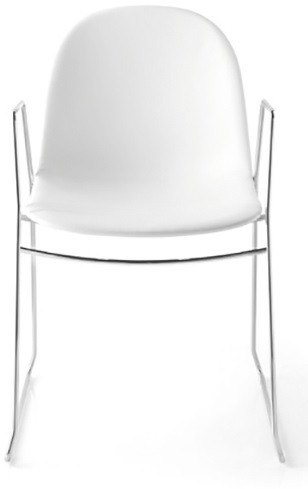 Connubia By Calligaris Academy Sleigh Leg with Arms Stackable Chair By Connubia