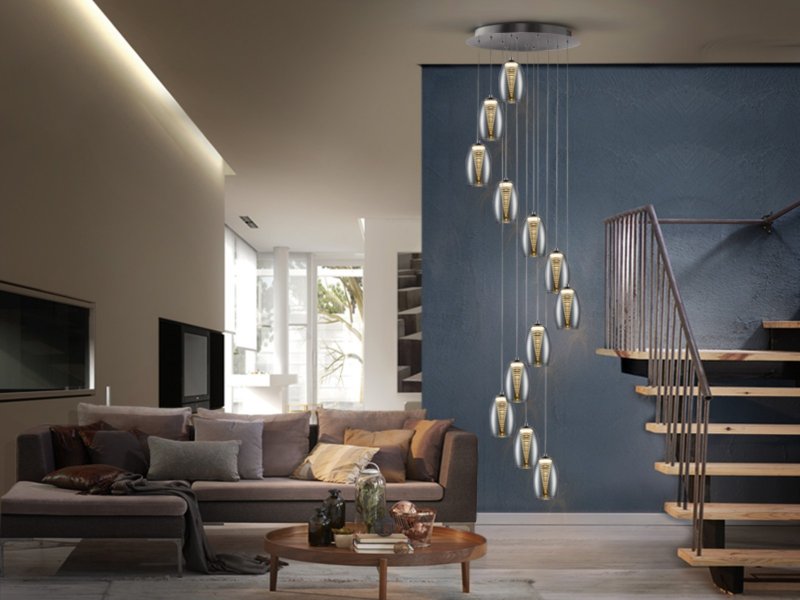 Beadle Crome Interiors Noah 12 Pendent Ceiling Light