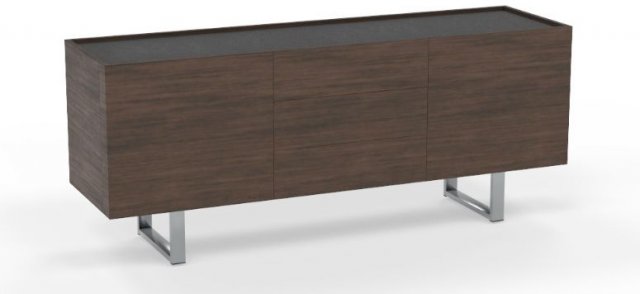 Calligaris Horizon 2 Side Doors and 3 Drawers Sideboard.Ceramic Top 180cm Width By Calligaris