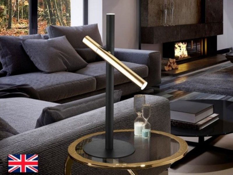 Beadle Crome Interiors Peyton Black Table Light