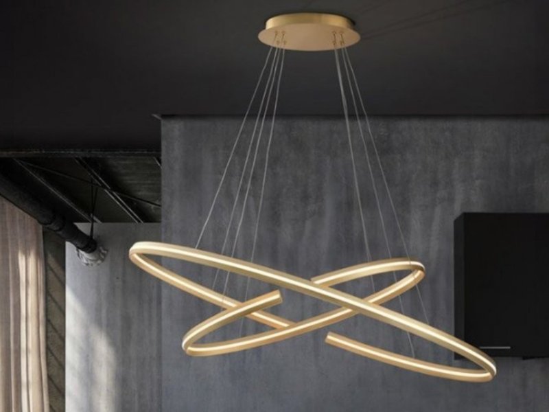 Beadle Crome Interiors Rings Ceiling Light