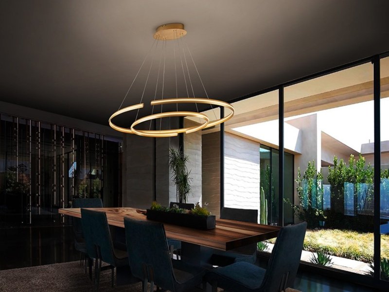 Beadle Crome Interiors Rings Ceiling Light