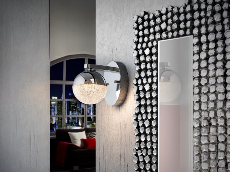 Beadle Crome Interiors Globe Wall Light