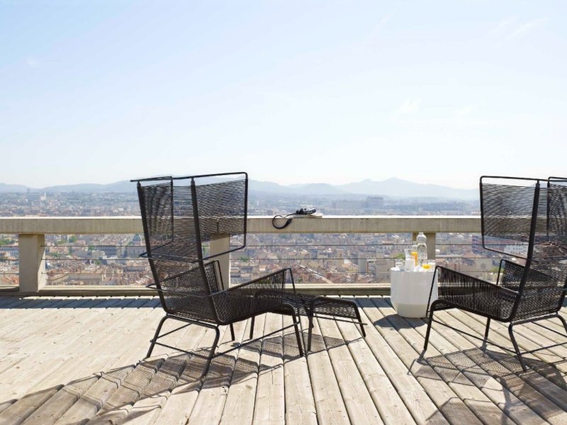 Ligne Roset Fifty Black Outdoor/Indoor Chair