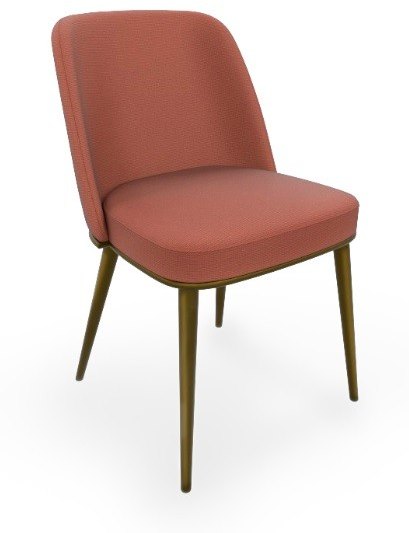 Calligaris Foyer CS1896-MTO Metal Leg Dining Chair By Calligaris