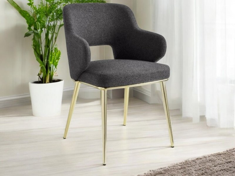 Calligaris Foyer Metal Leg CS1897-MTO Dining Chair With Arms By Calligaris