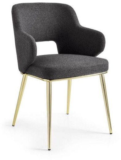 Calligaris Foyer Metal Leg CS1897-MTO Dining Chair With Arms By Calligaris