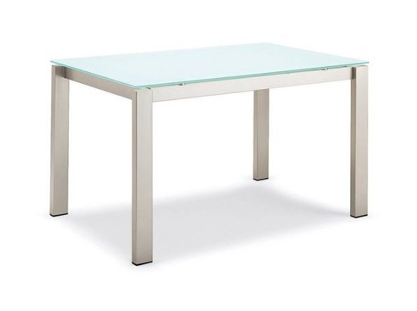 Connubia By Calligaris Baron Extending table 130x85cms With A Glass Top  By Connubia