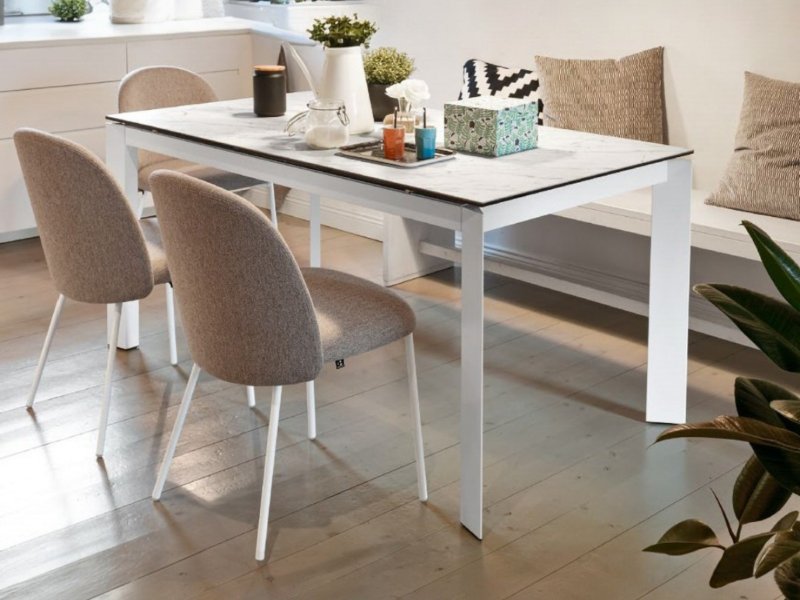 Connubia Connubia Baron Ceramic Top 110cm by 70cm Extending Table