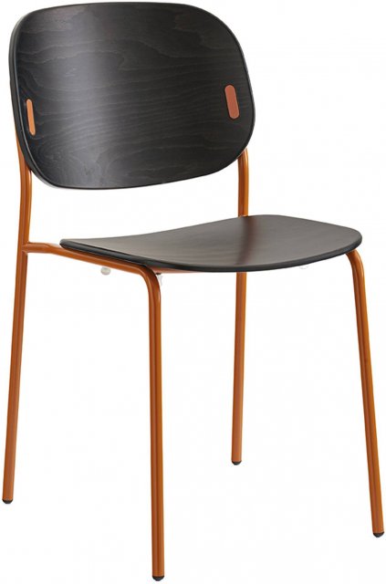 Connubia By Calligaris YO! CB1986-A Chair With Aesthetic Caps By Connubia