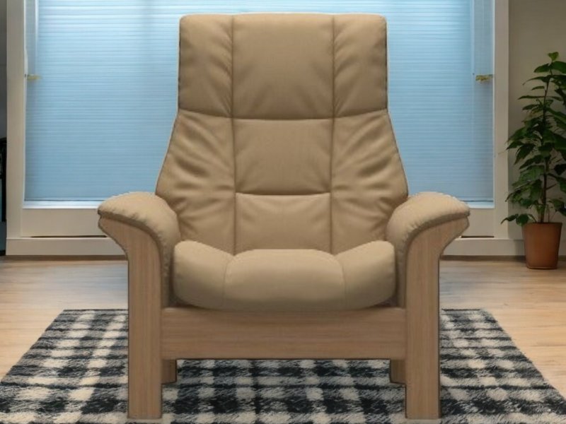 Stressless Stressless Quick Delivery Windsor Armchair in Paloma Sand