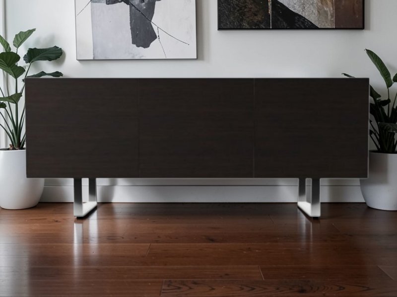 Calligaris Horizon 3 Door Storage Sideboard With Sled Legs Made To Order By Calligaris