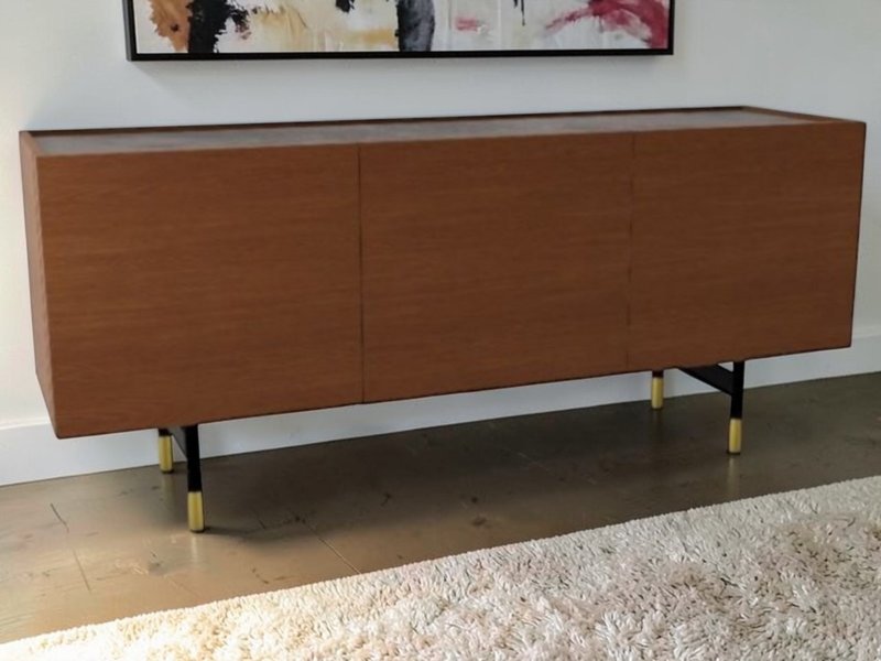 Calligaris Horizon 3 Door Storage Sideboard With High Legs Made To Order By Calligaris