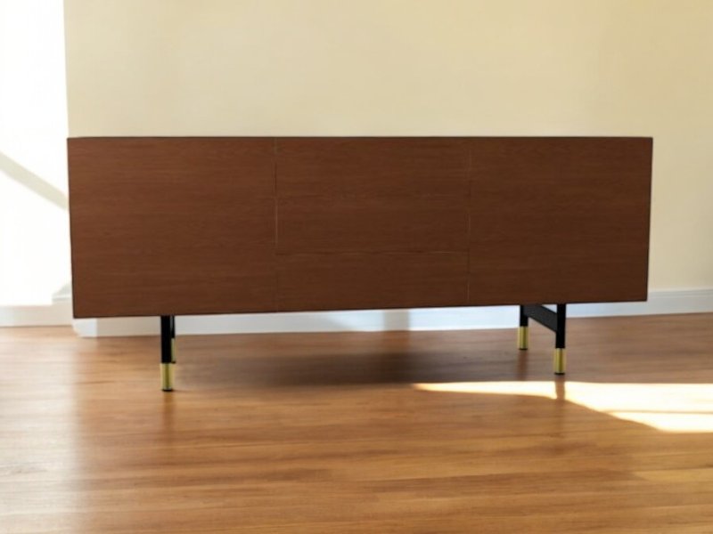 Calligaris Horizon 2 Side Doors and 3 Drawers Sideboard With High Legs Made To Order By Calligaris