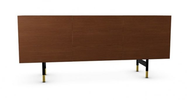 Calligaris Horizon 2 Side Doors and 3 Drawers Sideboard With High Legs Made To Order By Calligaris