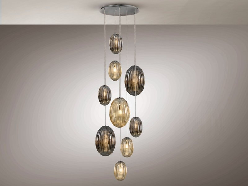 Beadle Crome Interiors Sierra Ceiling 9 Pendant Light