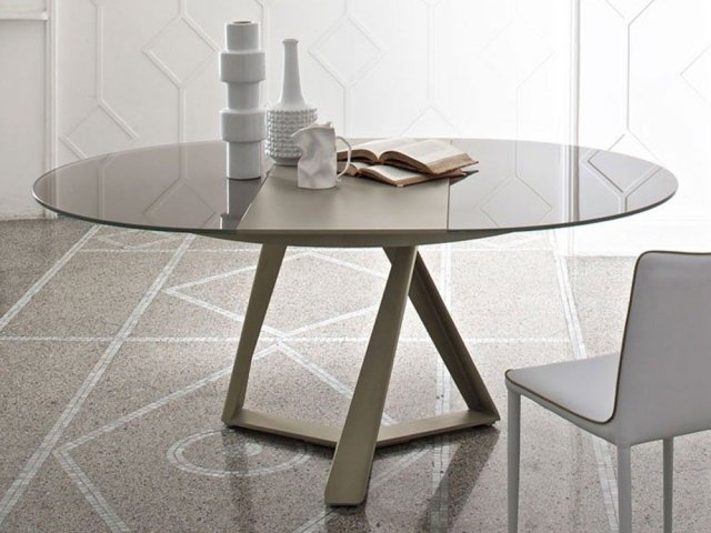 Bontempi Millennium Round Extendable Dining Table