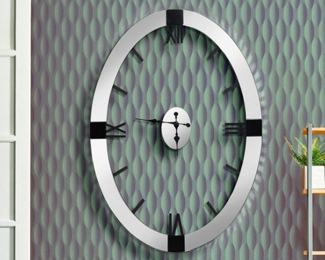 Beadle Crome Interiors Kara Oval Wall Clock