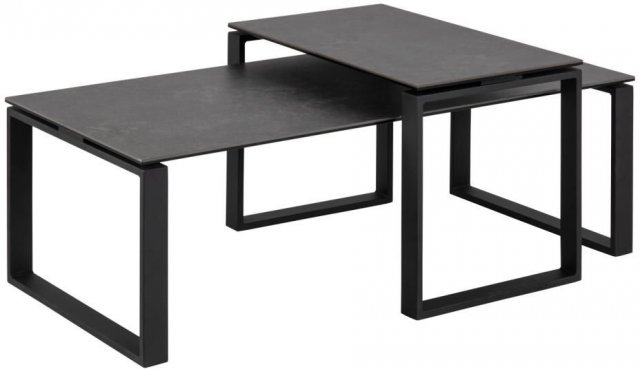 Beadle Crome Interiors Special Offers Oblo Coffee Table Black Ceramic