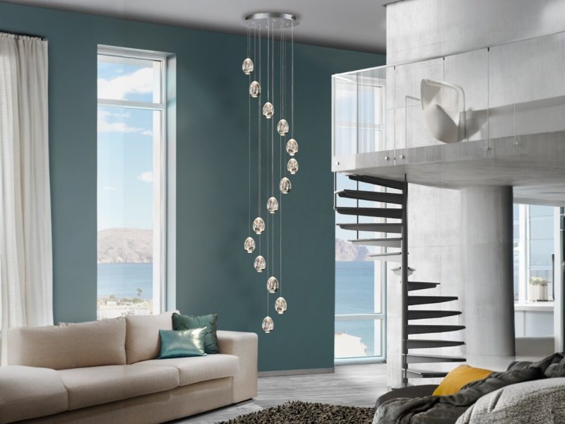 Beadle Crome Interiors Catania Large 14 Dimmable Ceiling light