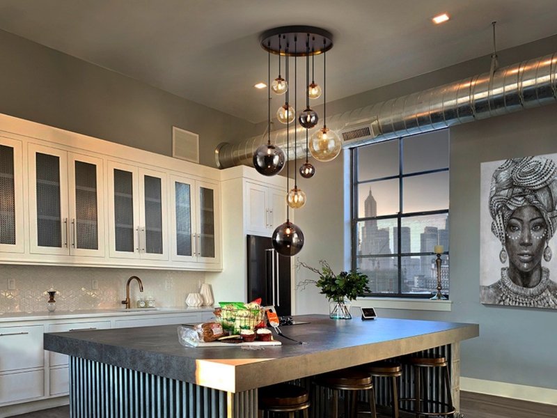Beadle Crome Interiors Aleister 9 Lamp Pendant Light