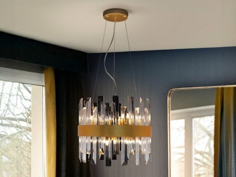 Beadle Crome Interiors Gemma 10 Light Ceiling Lamp