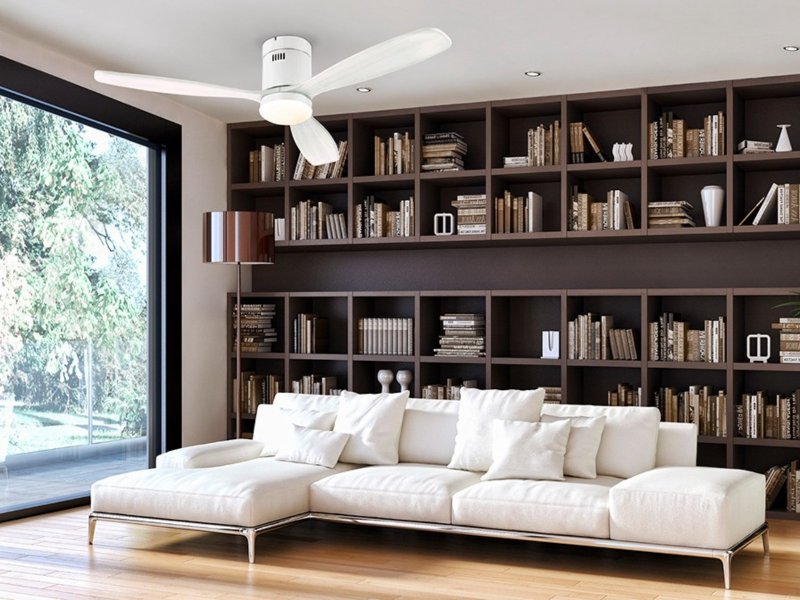 Beadle Crome Interiors Ventola Ceiling Fan Light